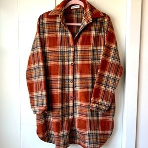 Light weight long line Shacket